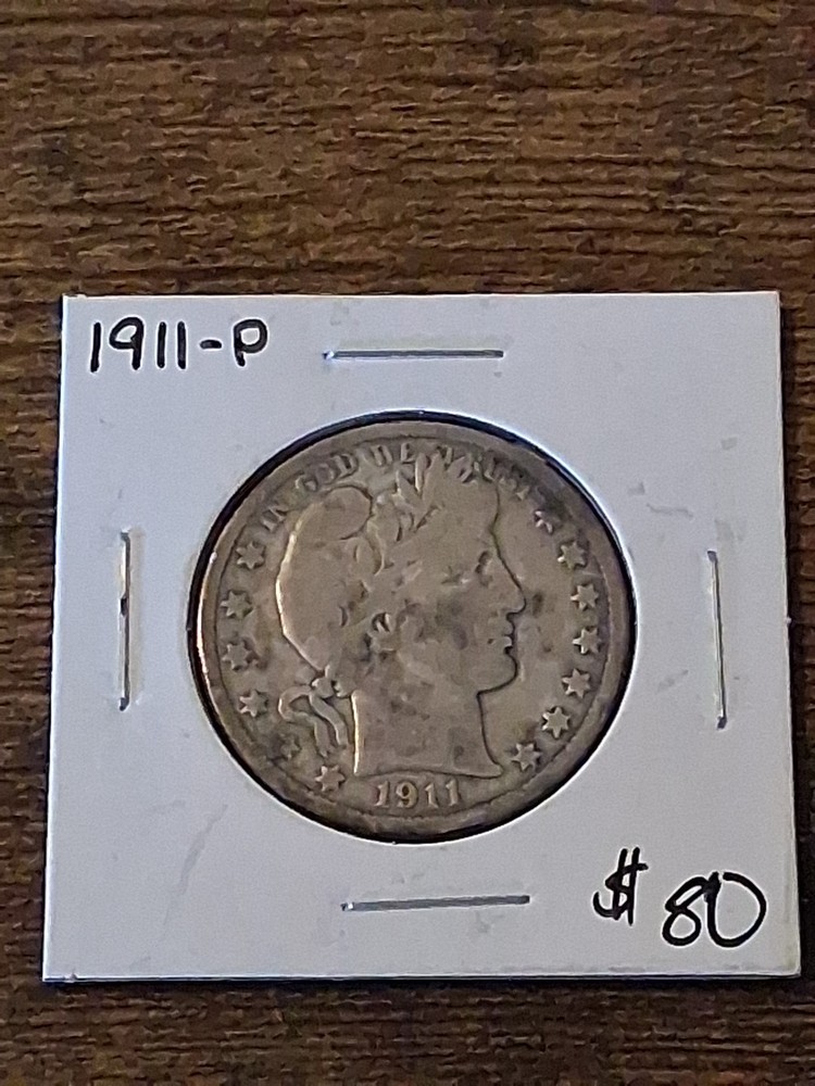 1911 P BARBER HALF DOLLAR **SILVER**