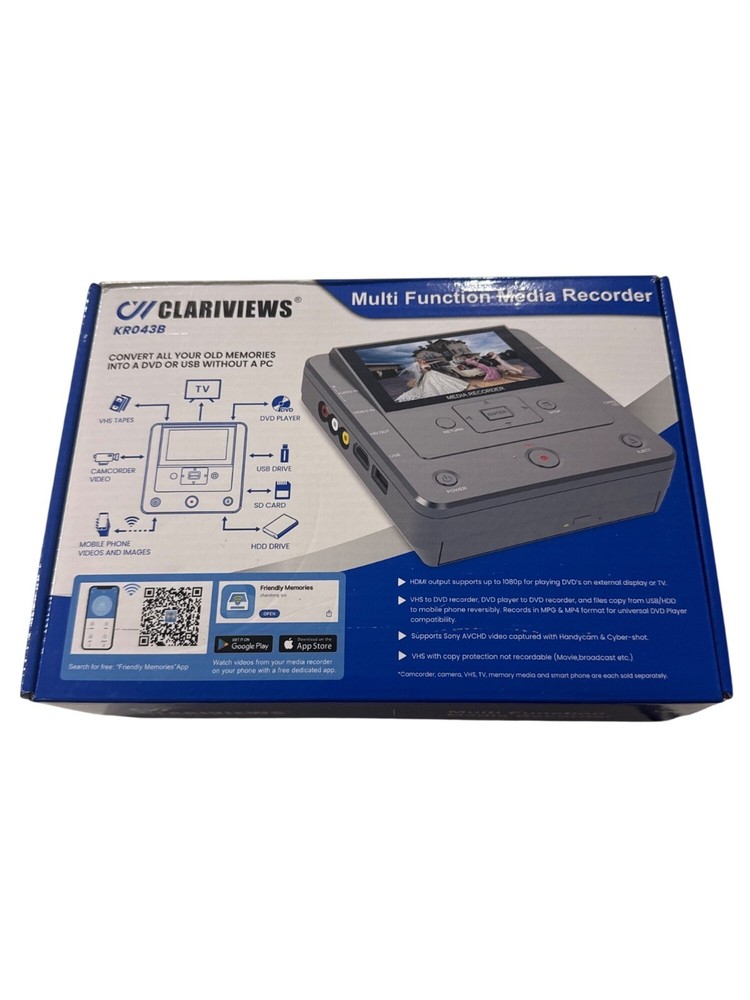 Clariviews Multi-Function Digital Media Recorder KR043B