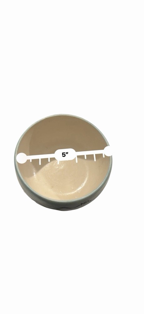 Studio Art Pottery Handmade Stoneware Ceramic Bowl Science Molecule Signed