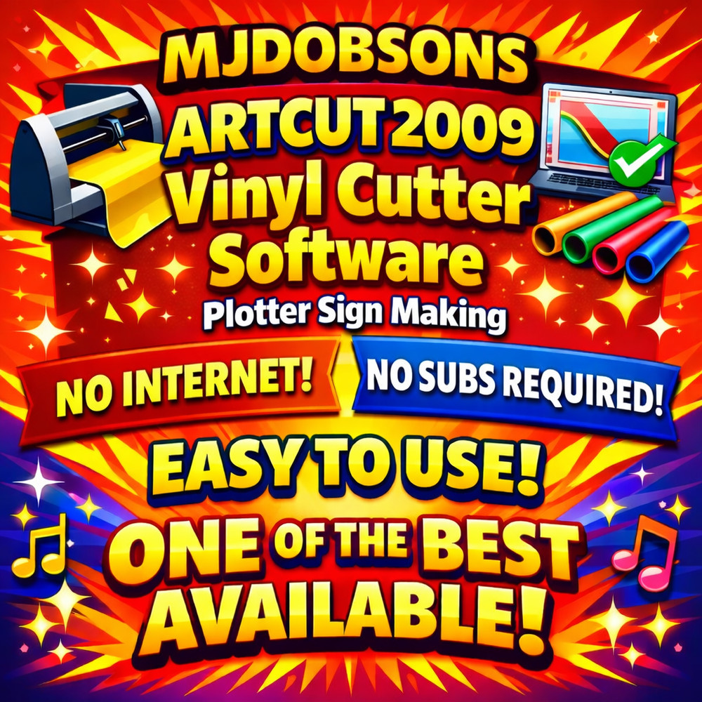 ARTCUT 2009 Brilliant Vinyl Cutting Plotter Software For Sign Making