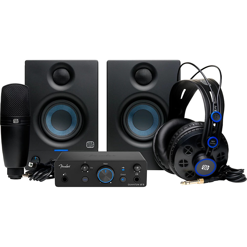 Fender Complete Recording Bundle With Quantum LT 2 Interface