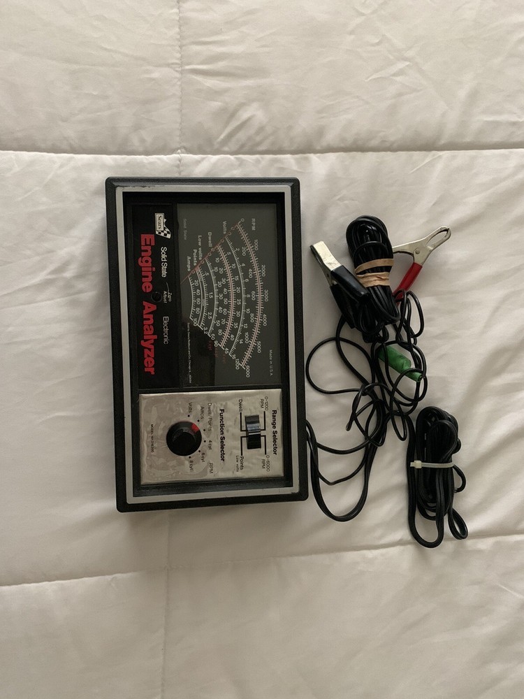 Vintage Sears Engine Analyzer Model 28-2163. Made In USA