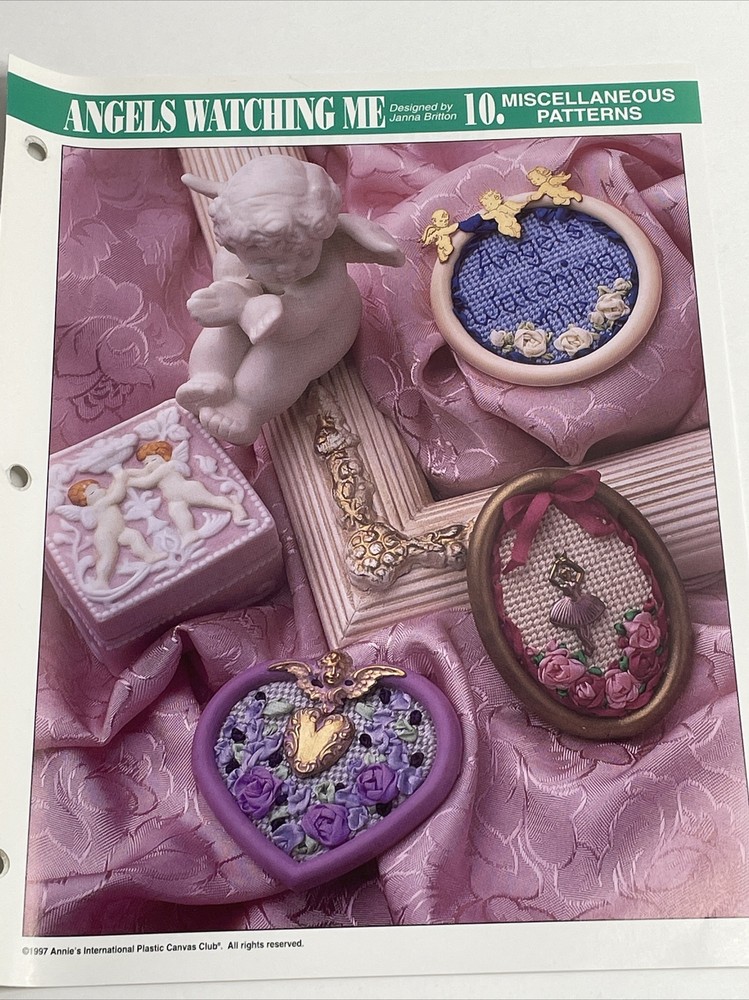 Annie's Attic Angles Watching Me Plastic Canvas Pattern