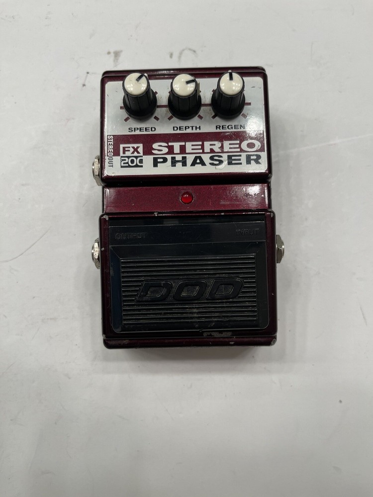 DOD Digitech FX20C Stereo Phasor Analog Phase Shifter Guitar Effect Pedal