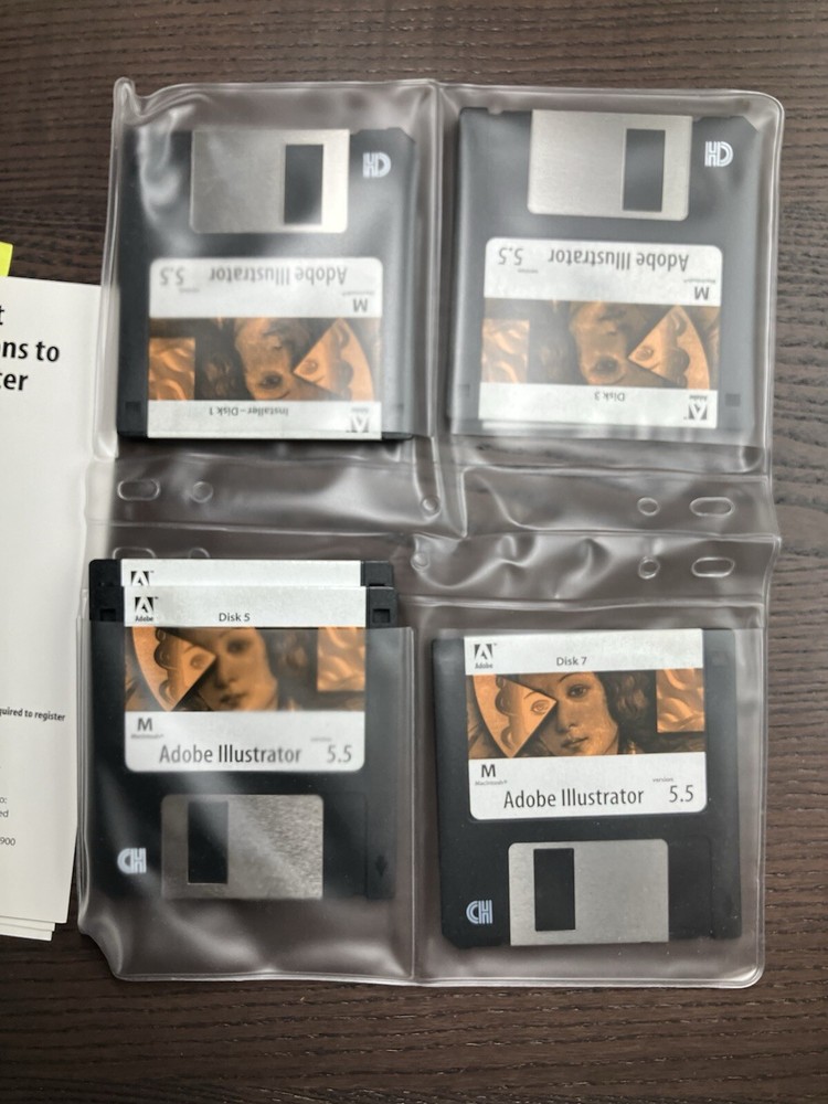 Adobe Illustrator 5.5 for Mac and Power Mac (CD ROM + Floppys) 1994