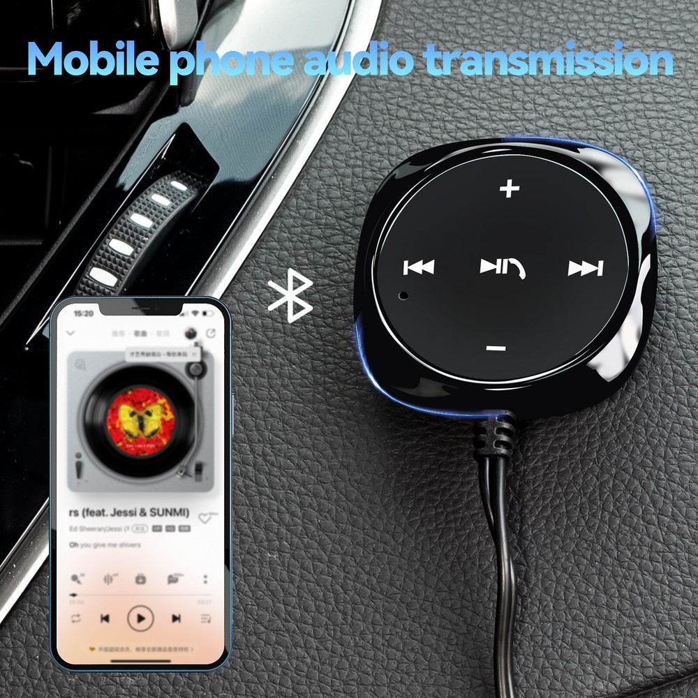 3.5mm Aux USB Charger Car Wireless Bluetooth Receiver Audio Stereo Music Adapter
