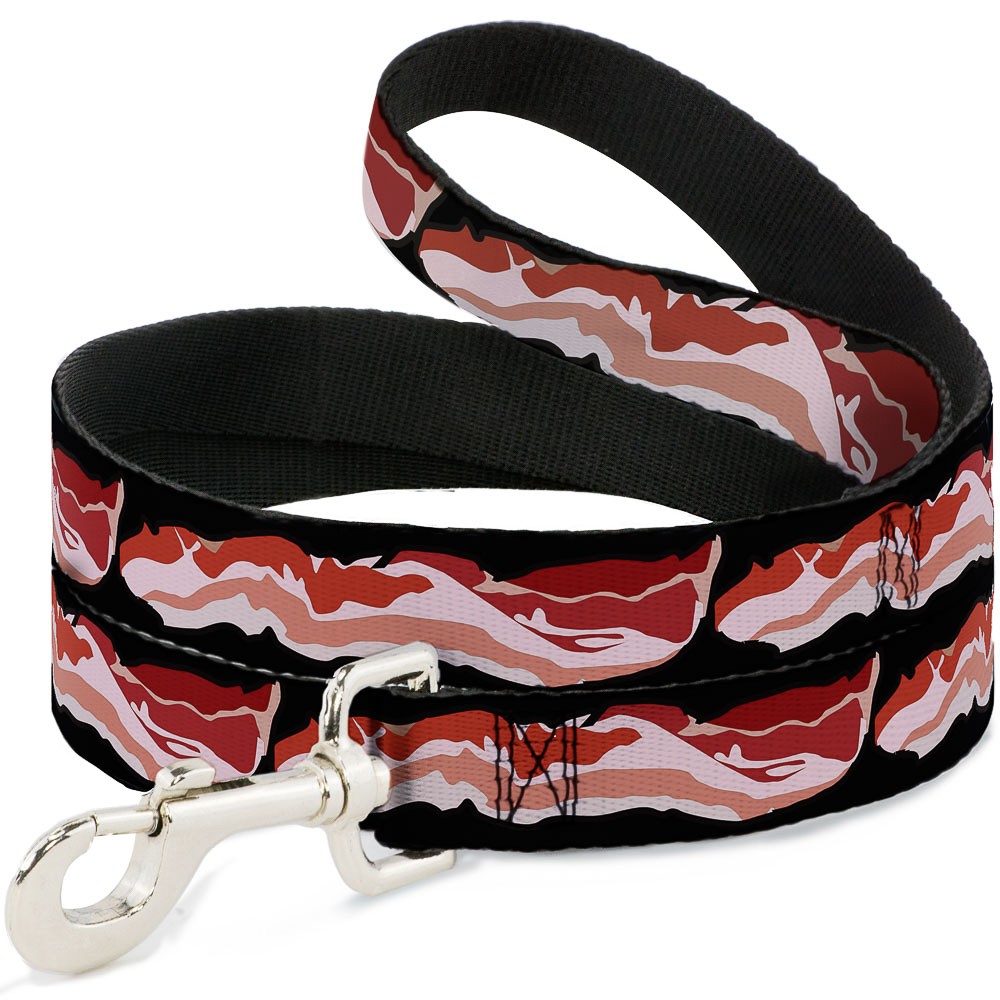 Dog Leash Bacon NARROW 0.5"