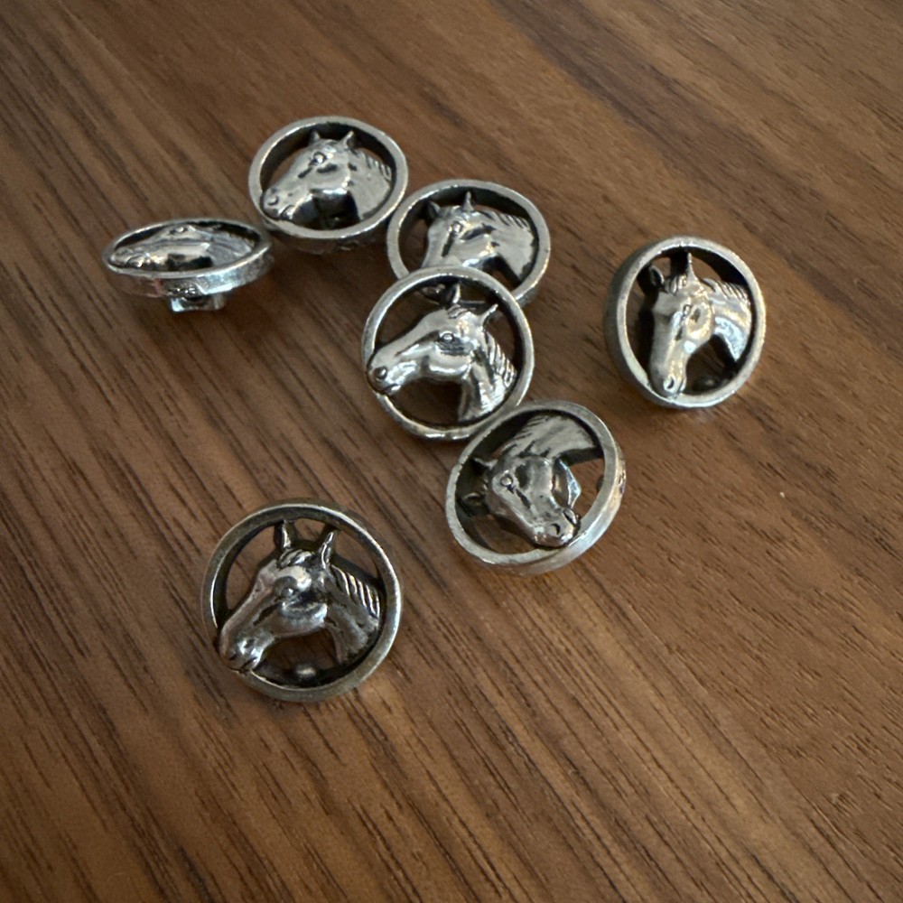 Vintage Horse Sewing Buttons