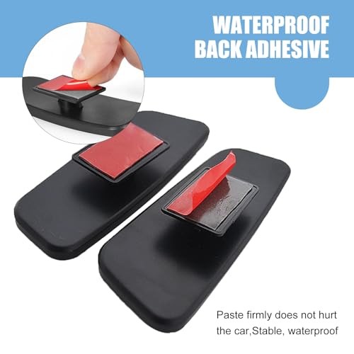 2 PCS Car Blind Spot Mirrors, Convex Wide-Angle Side View Mirrors, Adjustable