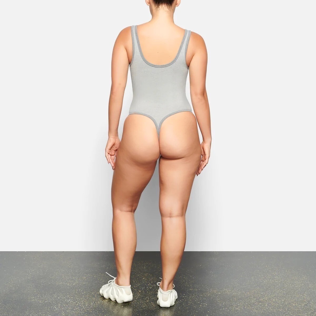 SKIMS Outdoor Tank Bodysuit Heather Gray Womens 3XL