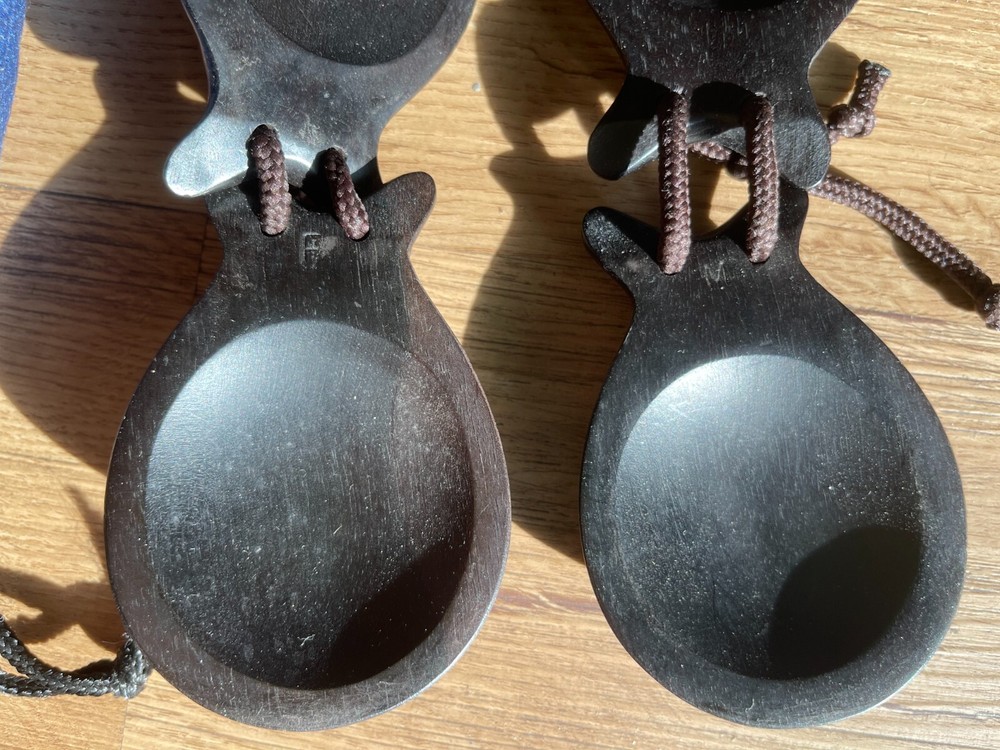 2 Pack Spanish Castanets Flamenco with String