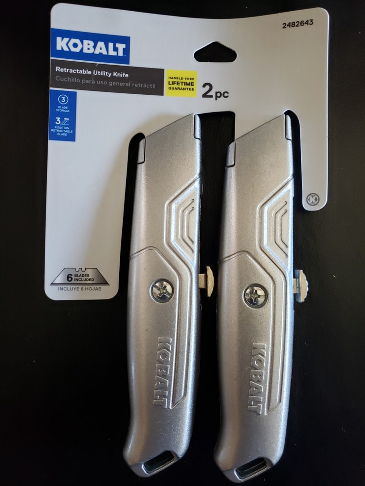 Kobalt Retractable Utility Knife (2 Pack)