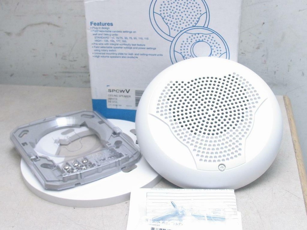 System Sensor SPCWV Speaker High Volume Indoor Ceiling Mount White