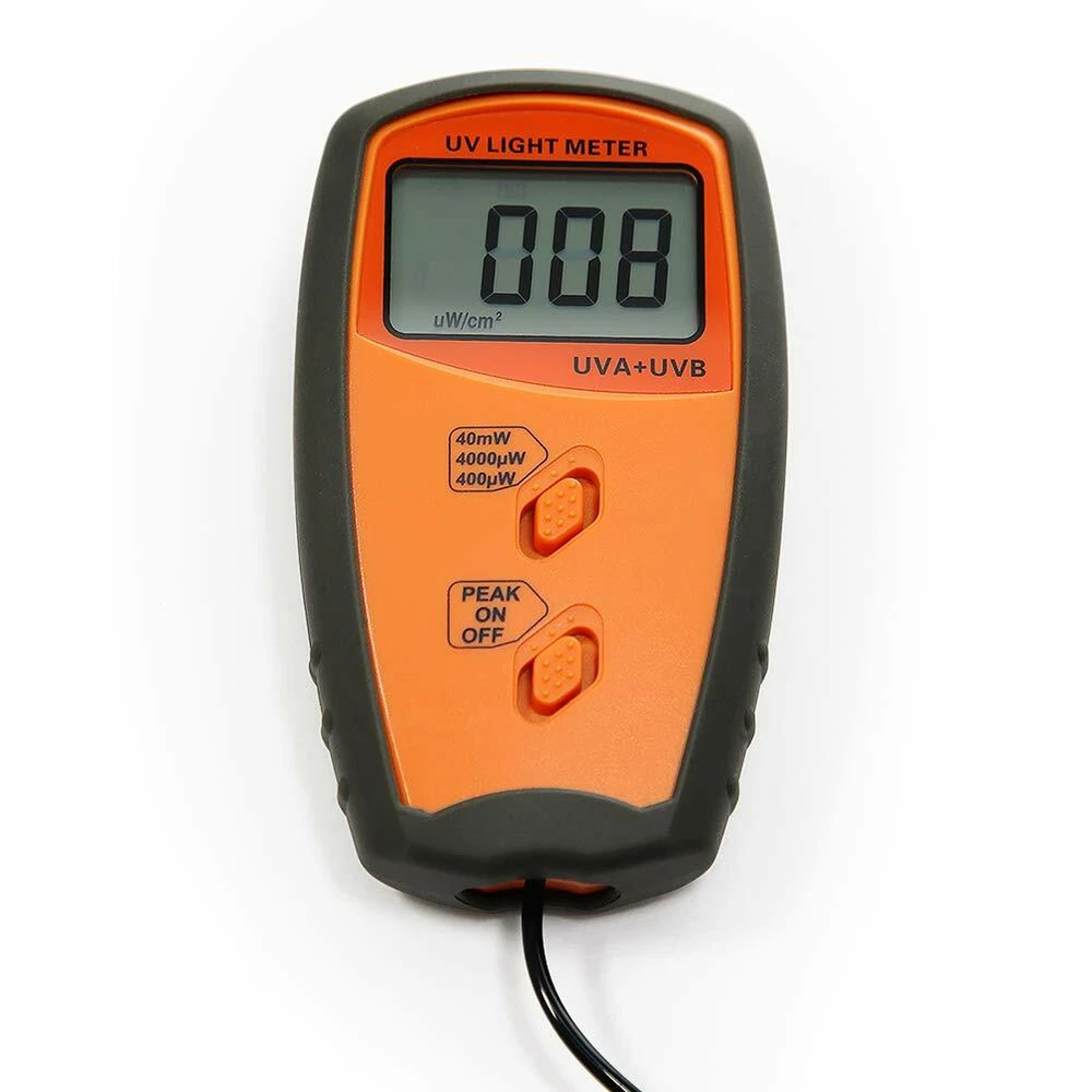 UVA UVB Meter UV Light Meter Radiometer Intensity Measurement Tester 0~40mW/c㎡