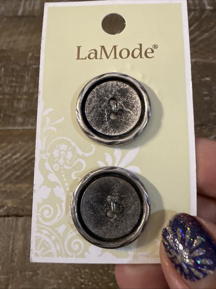 LaMode Buttons 2 Piece 7/8”