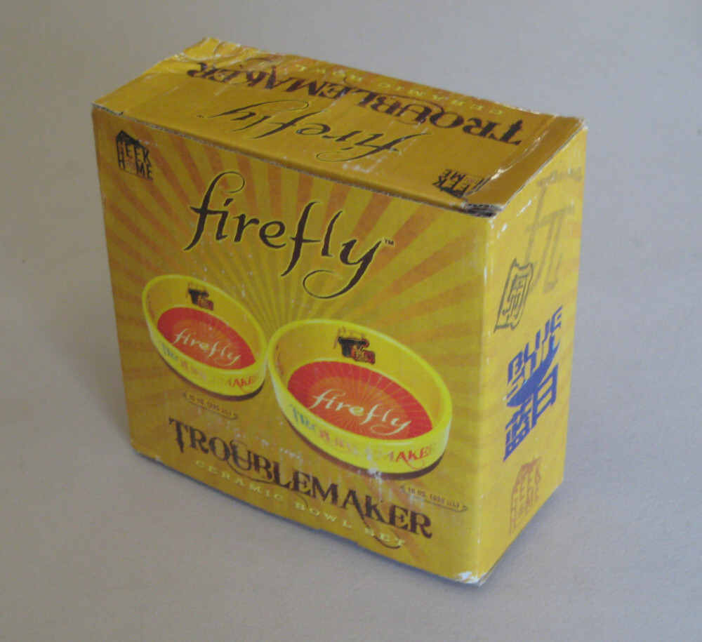 Firefly Serenity (Officially Licensed) Troublemaker Ceramic Bowl Set