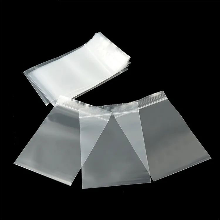Clear Zip Seal Plastic Bags Jewelry Zipper Top Lock Reclosable Baggies 2 Mil 2ML