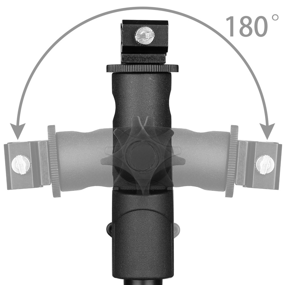 Camera Flash Speedlite Mount, Professional Swivel Stand Light Bracket, Umbrella