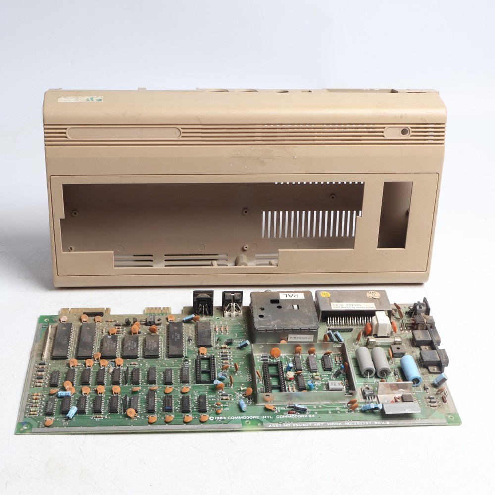 Vintage C64 Commodore 64 Breadbin Computer Console W/ MBOARD