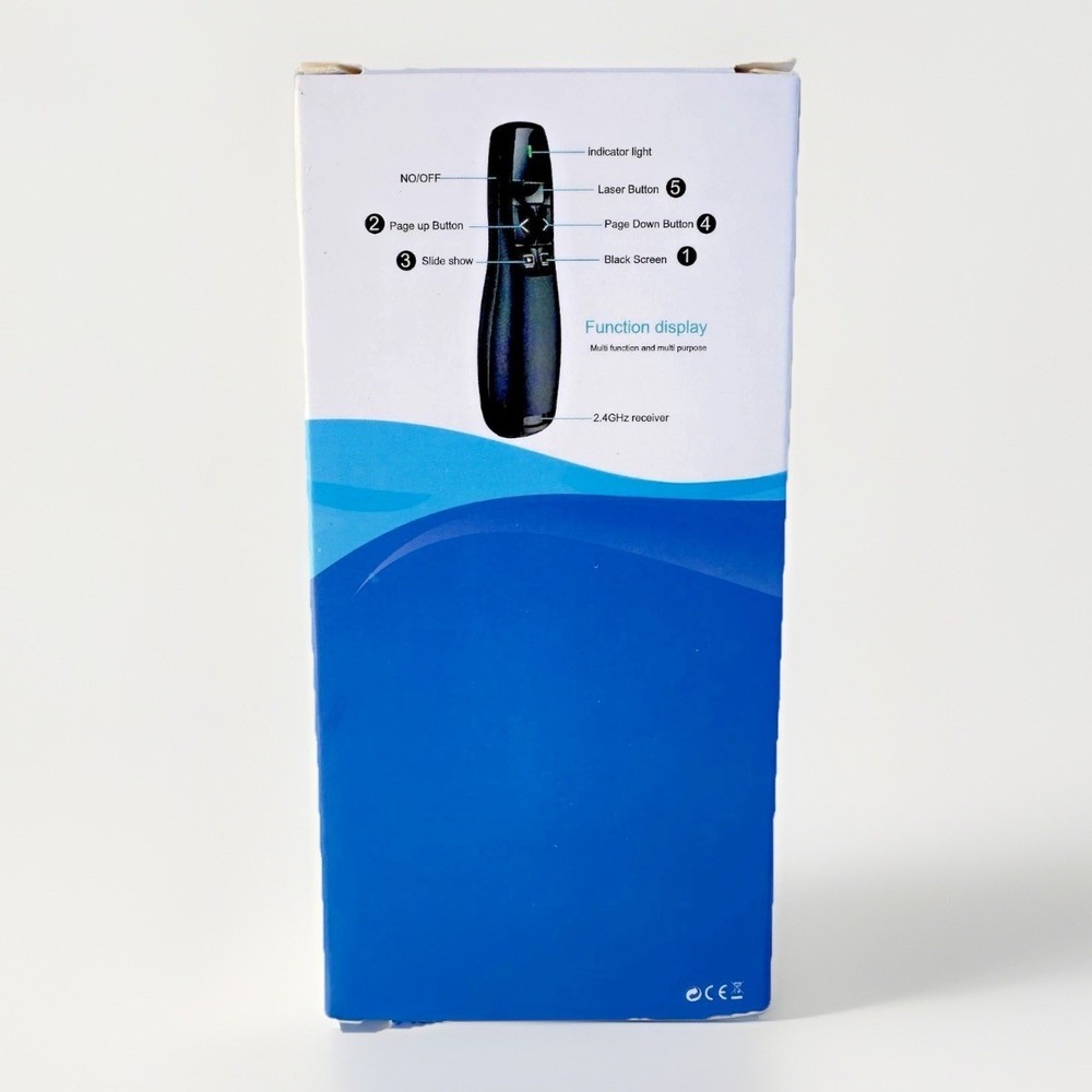 2.4 GHz RF USB Wireless Red Laser Pointer Pen PPT Presentation Remote Control