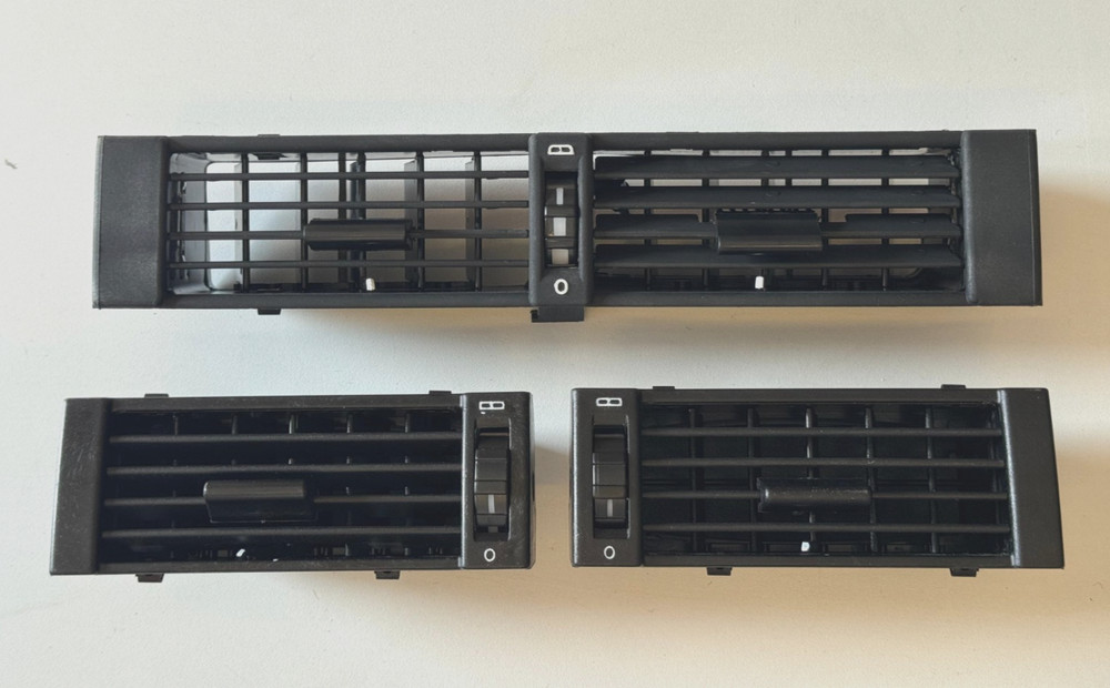 Front Interior Console Vent Grill Trims for Mercedes W124 Left Right Center