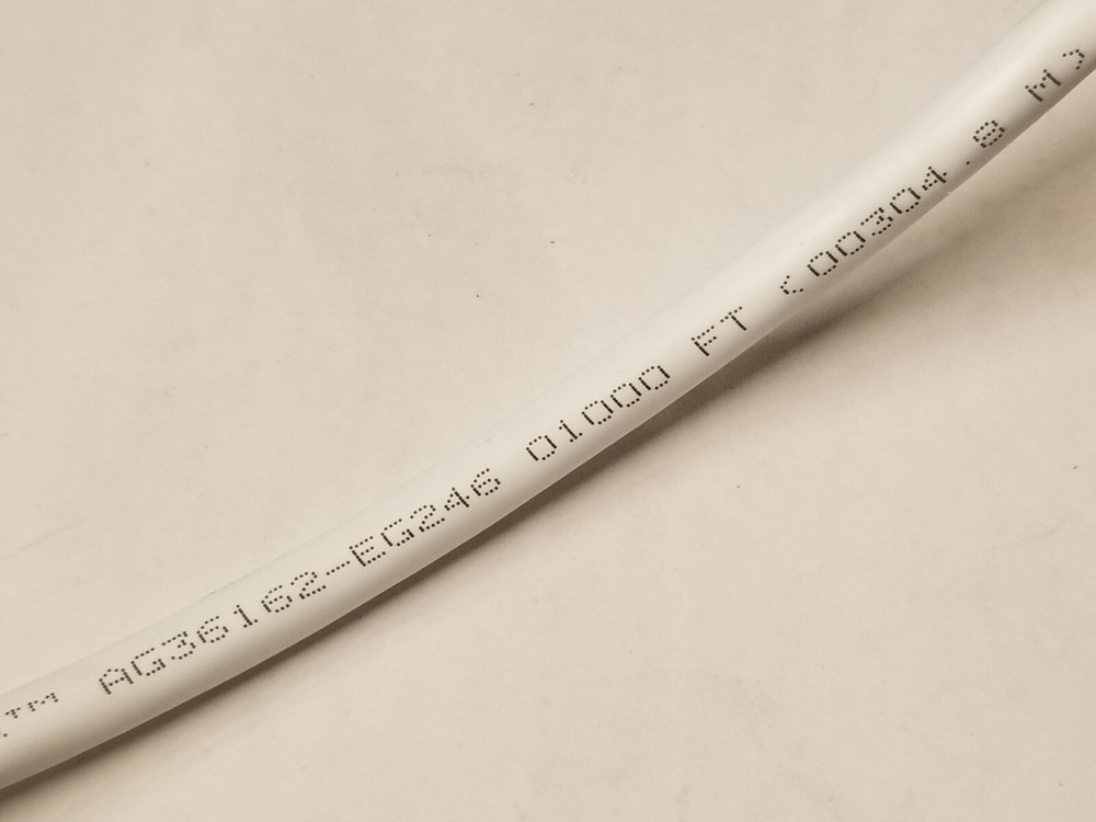 Commscope CS44P Cat6A U/UTP Network Ethernet 10G 10Gig Cable Plenum White /50ft