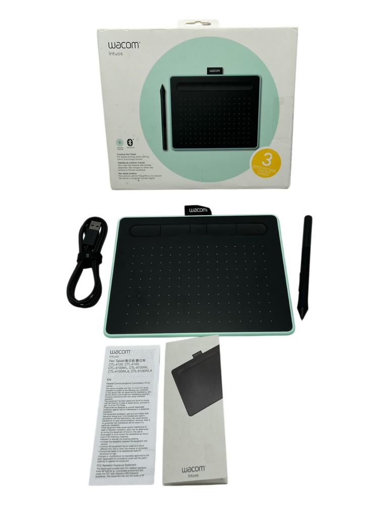 Wacom Intuos S Bluetooth CTL-4100WL Drawing Tablet