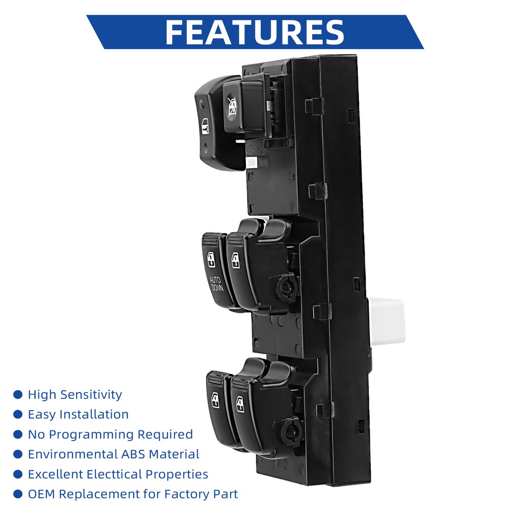 For 2005-2010 Hyundai Tucson Front Left Driver Side Master Power Window Switch