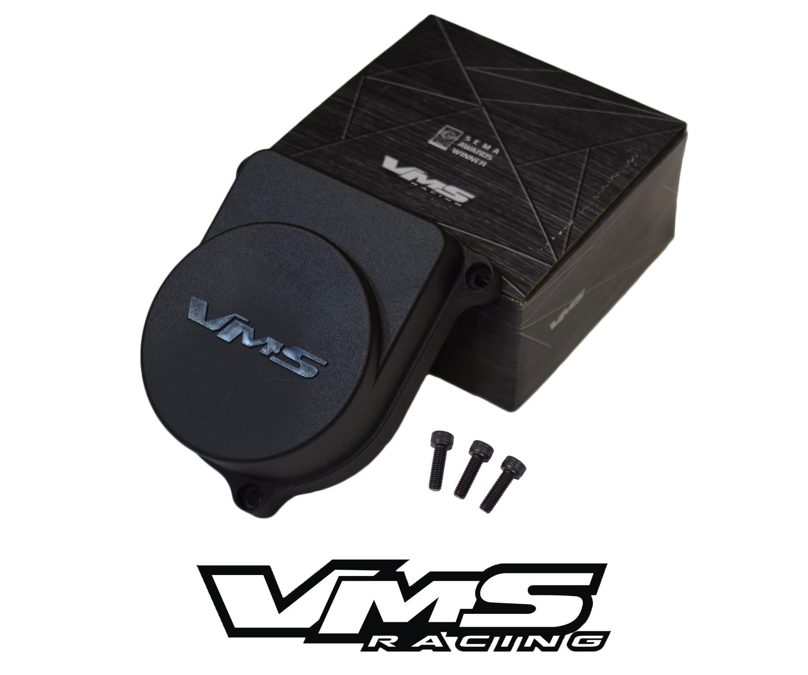 VMS Racing Black Distributor Cap Delete B16 B18A/B D15 D16 DCD001BK