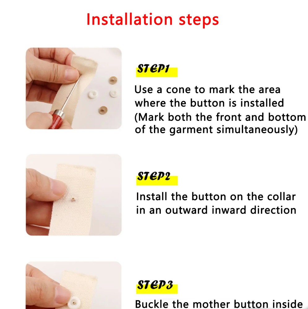 Desktop Four in One Buckle Installation Tool, Clothes Hidden Small Press Machine
