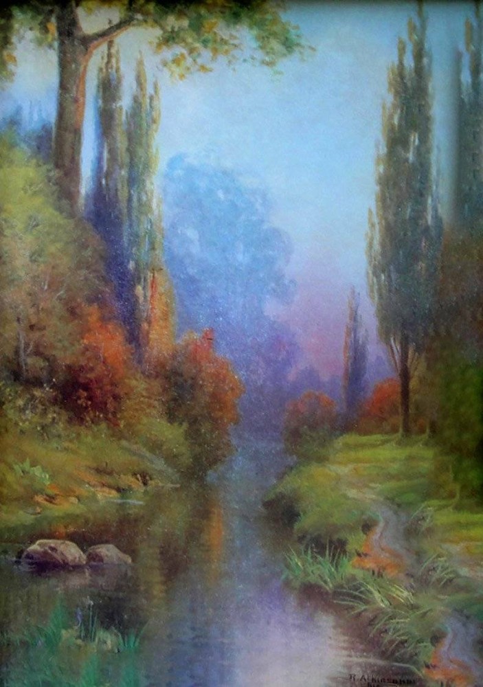 Scenic Colrful Stream Path R A Fox