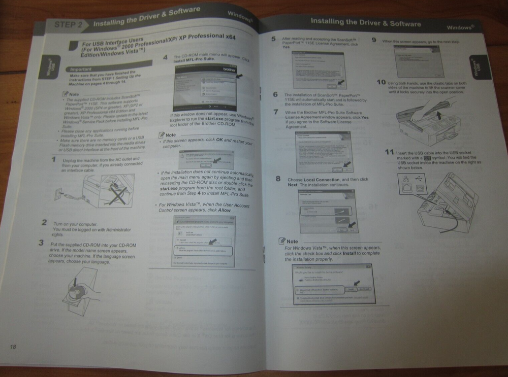 MFC-465CN Brother Printer Quick Setup Guide