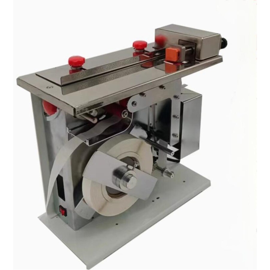 220V Semi-automatic Small Volume Rectangular Corner Seal Labeling Machine  90°
