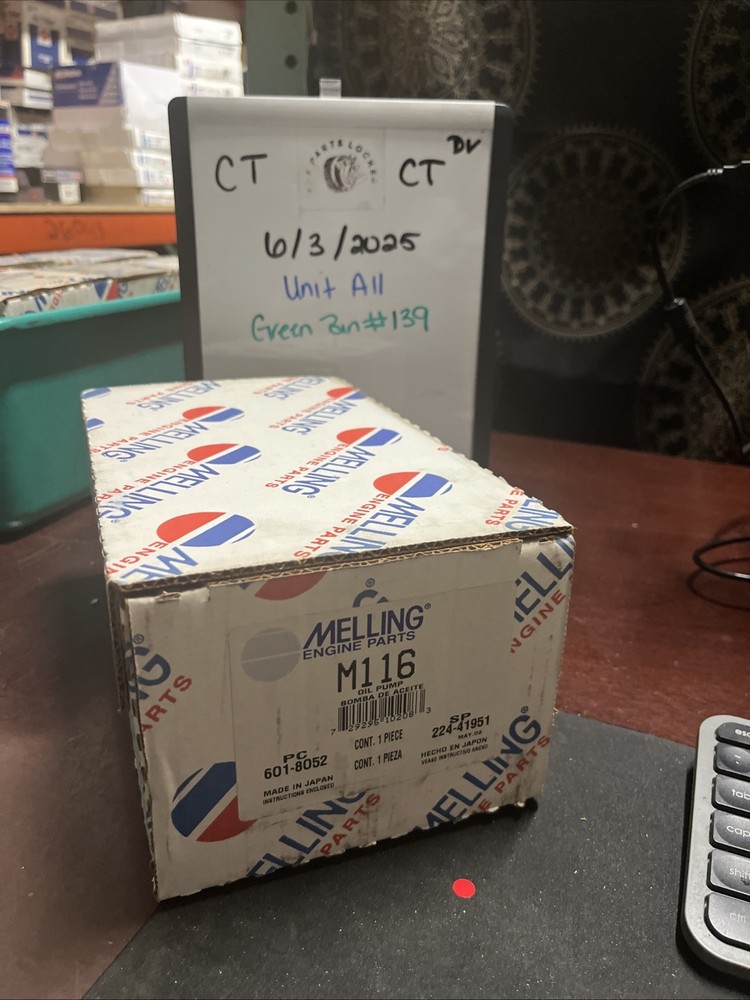 Engine Oil Pump-Stock Melling M116