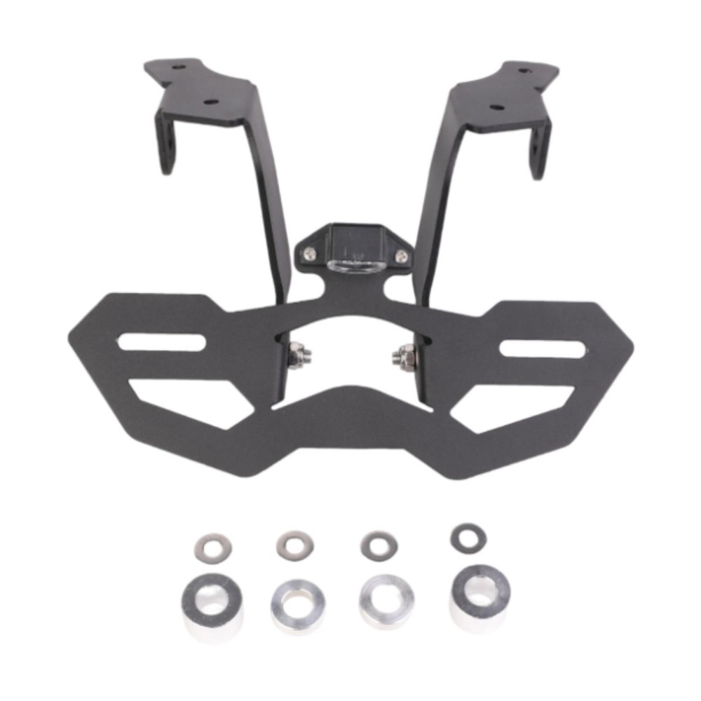 Licence Number Plate Bracket Tail Brackets Replacement with Light Sturdy Fender