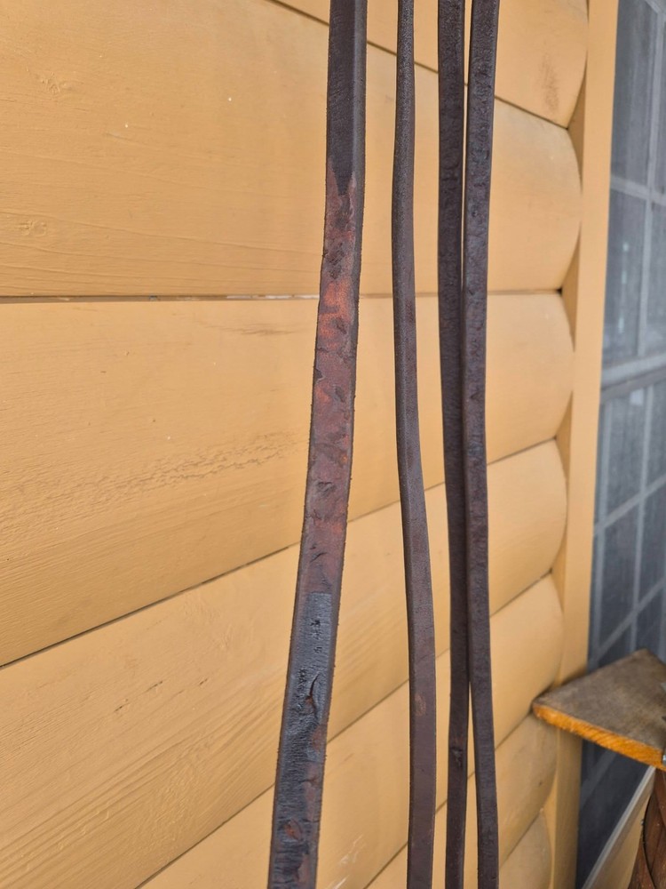 Western Split Reins Leather 5/8" x 7.5'