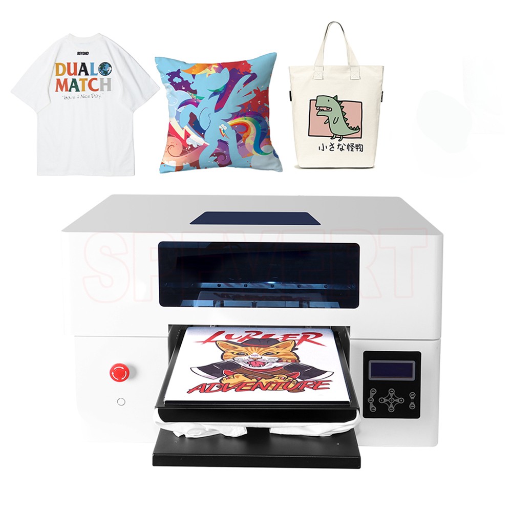 DTG Printer A3 for UV Tshirt Textile Clothes Printing Machine Double PrinterHead
