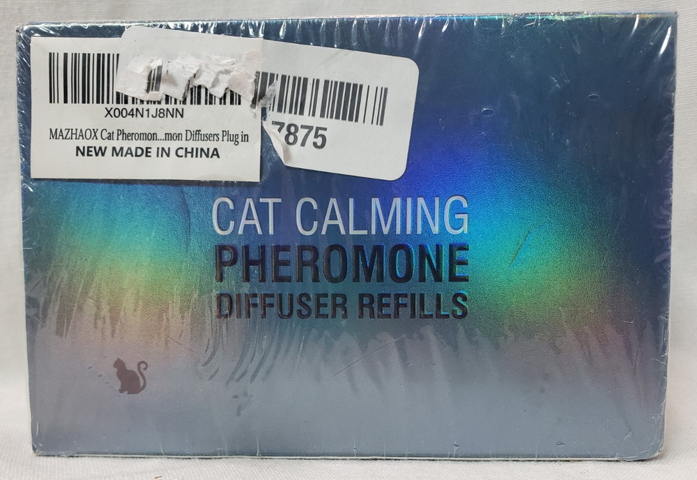 MAZHAOX Cat Calming Diffuser Refill 6 Count Long-Lasting Pheromones 48ml Each