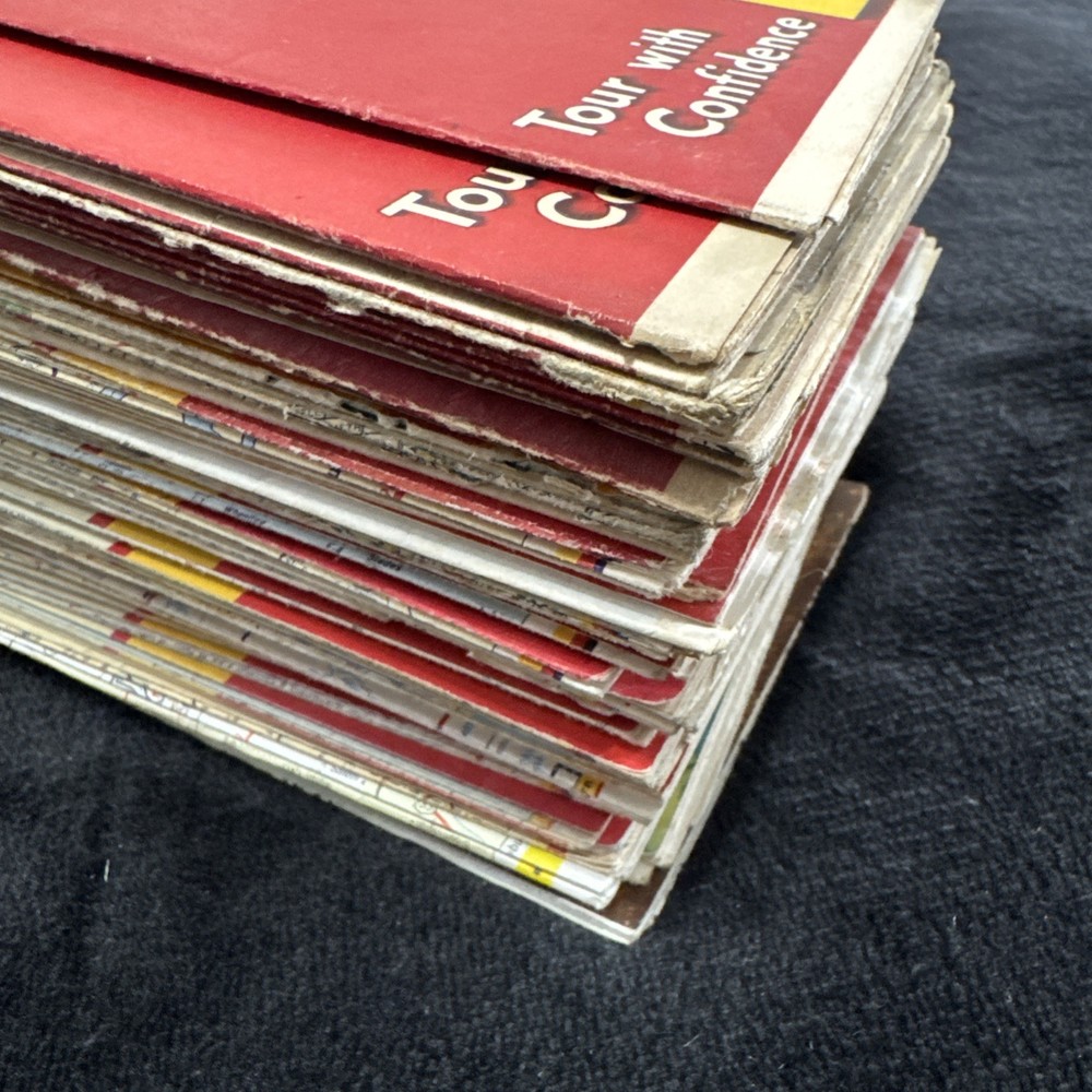 40+ VINTAGE SHELL ROAD MAPS Some 1930’s