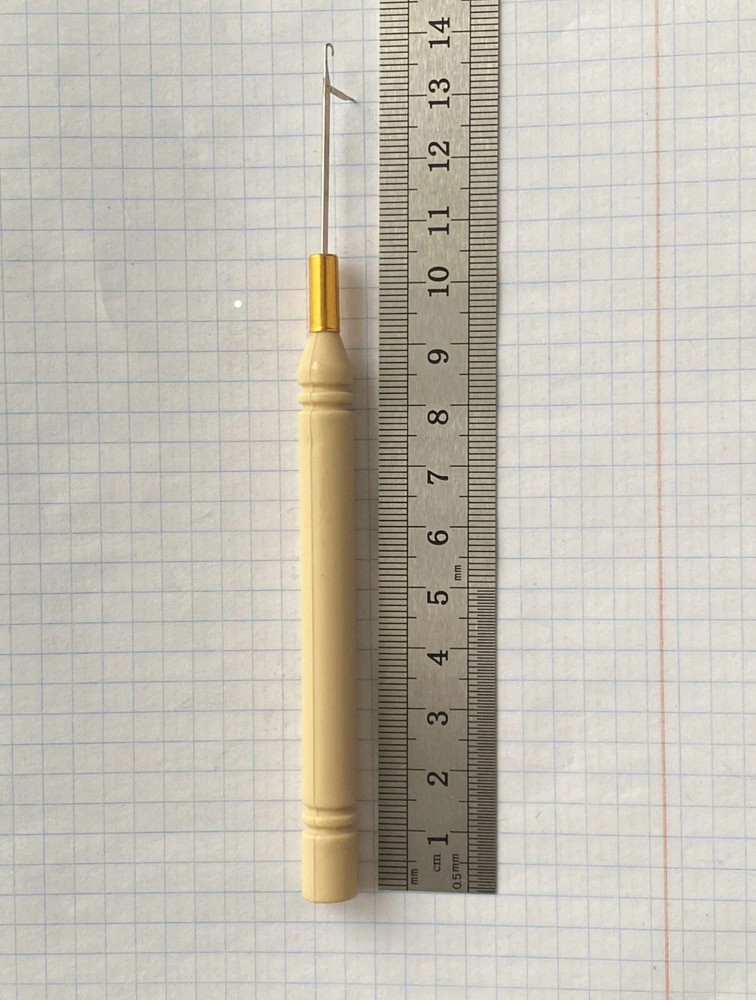 Tiny Latch Hook Crochet Hair Craft Needle Tool