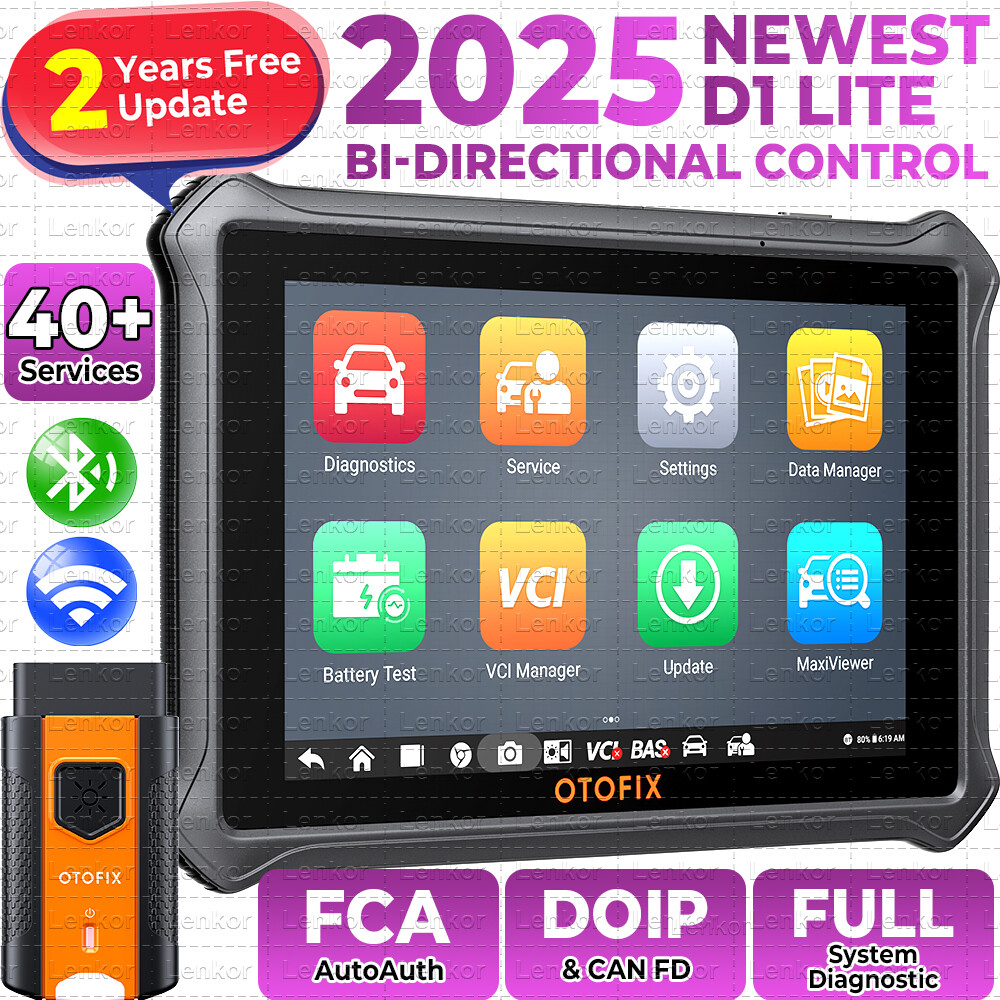 2025 OTOFIX D1 Lite Car Bidirectional Scanner Full System Diagnostic Coding Tool