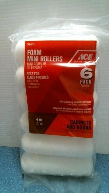 Ace Foam MINI 4 inch  rollers 6 Pack  (1494871)  FS