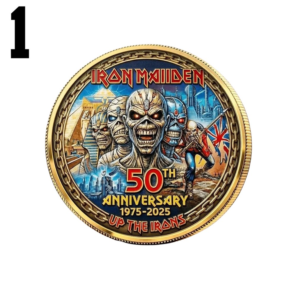 IRON MAIDEN Band Challenge Coin - IRON MAIDEN Commemorative Fan Gift