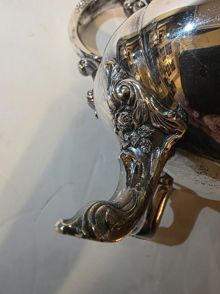WALLACE Rose Point 1200 TEAPOT Silverplate