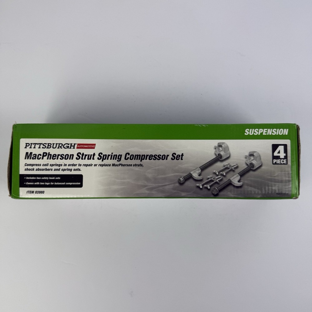 MacPherson Strut Spring Compressor Set Suspension From Pittsburgh 03980 NIB
