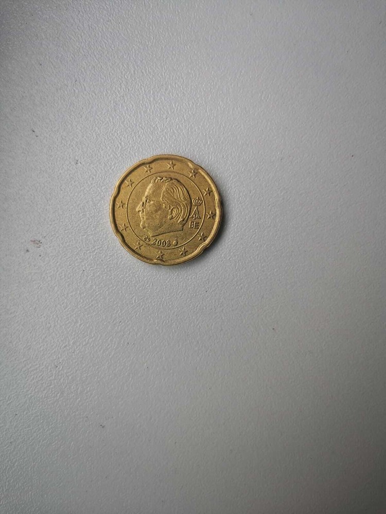 20 EURO CENT BELGIUM ERROR 2008.