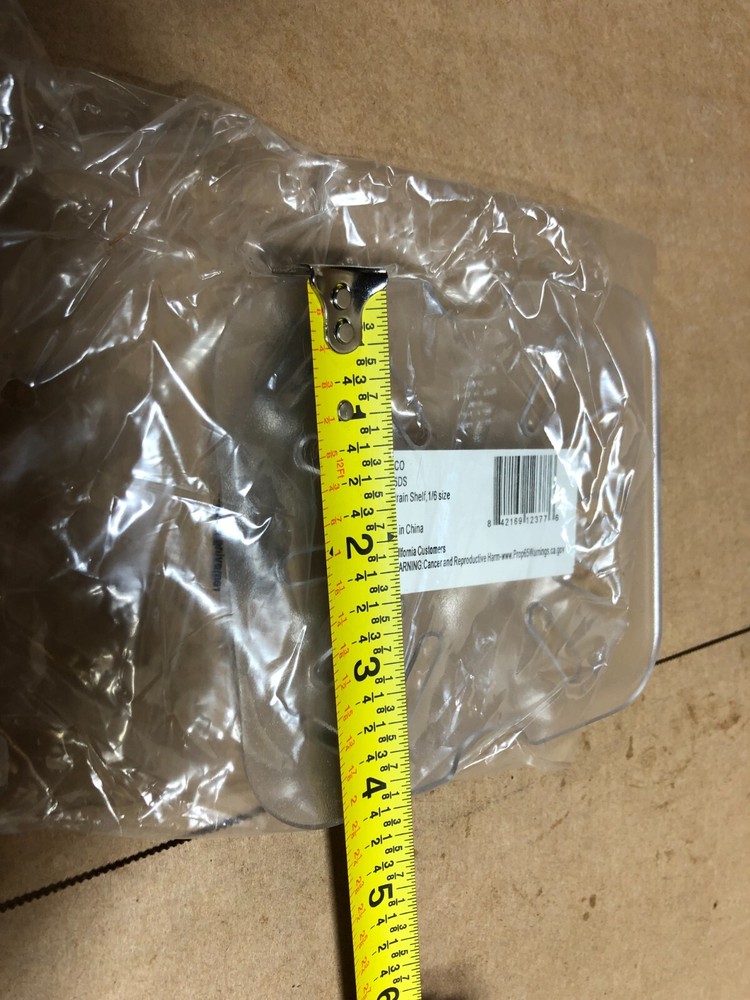 2x Winco SP76DS PolyWare 1/6 Size Pan Grate