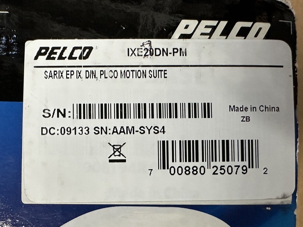 Pelco IXE20DN Sarix 2Megapixel EP IX