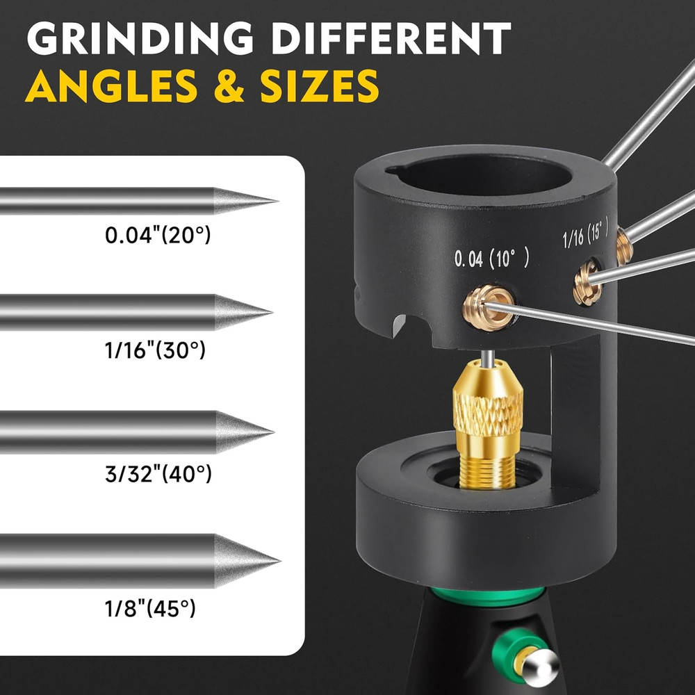 Tungsten Electrode Sharpener Head Tool, Tungsten Grinder for TIG Welding Single