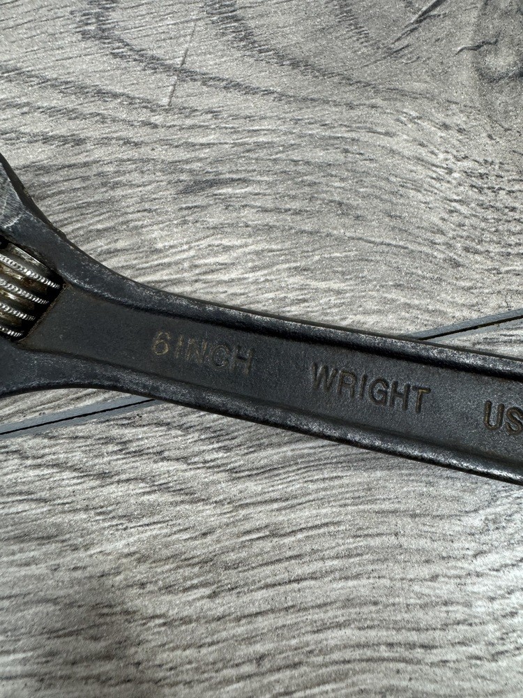 Wright Tools 9AB06 6inch Adjustable Wrench Made in USA